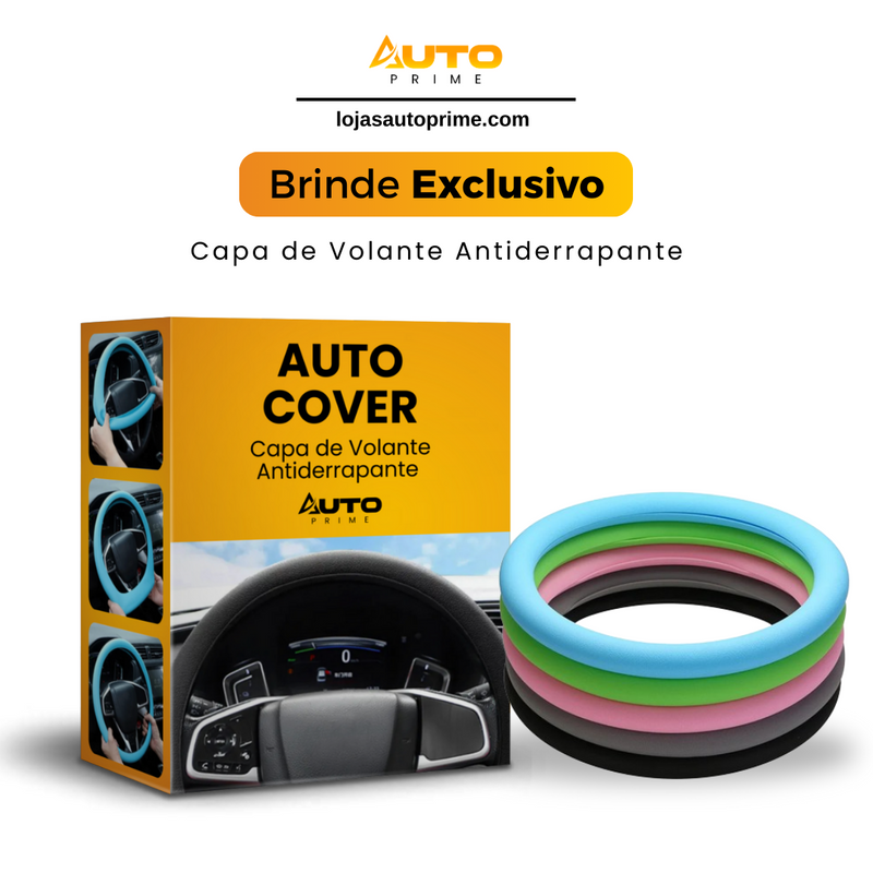 AutoCover® - Capa de Volante Antiderrapante Texturizada Premium + Concorra a um Motorola G24 128GB