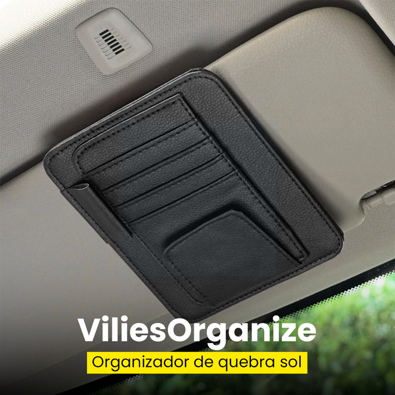 AutoOrganize™ - Organizador de Quebra Sol para Carros Premium