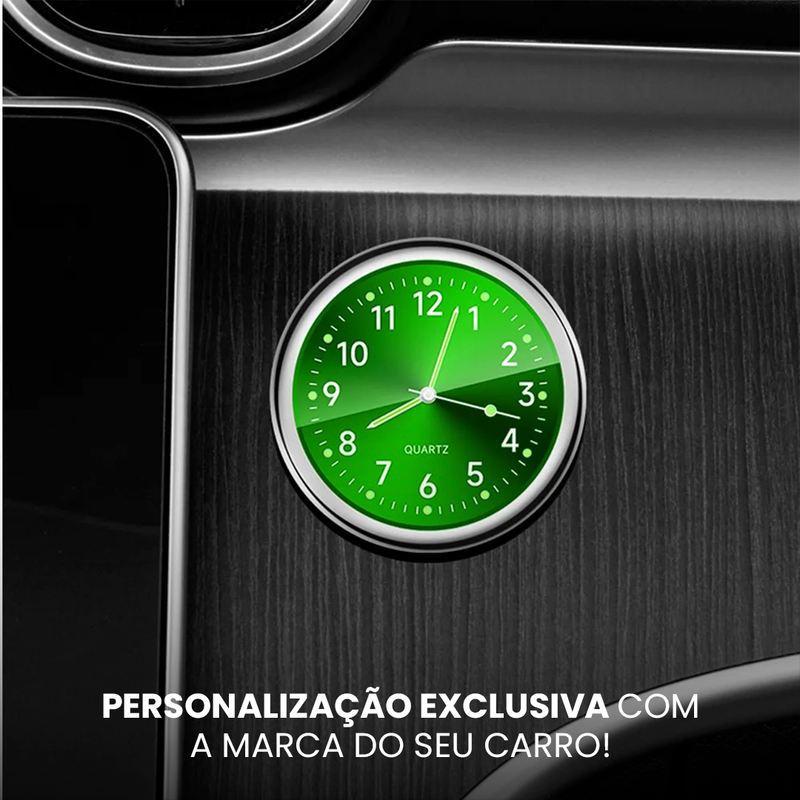 AutoClock® - Mini Relógio Vintage de Painel Automotivo Personalizado (Compre 1 Leve 2)