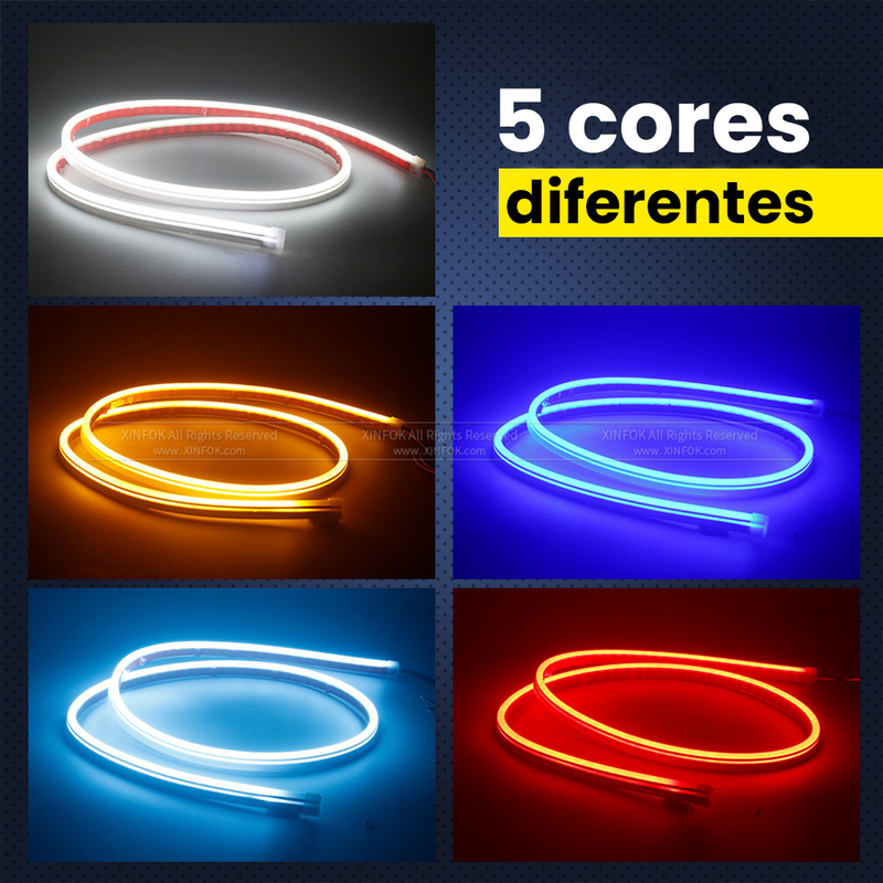 AutoLight® - Fita de LED Dinâmica Para Capô de Carro + (BRINDE EXCLUSIVO PARA OS 100 PRIMEIROS)