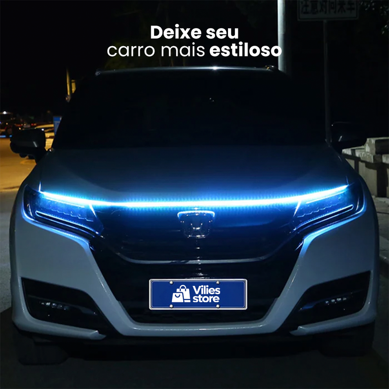 AutoLight® - Fita de LED Dinâmica Para Capô de Carro + (BRINDE EXCLUSIVO PARA OS 100 PRIMEIROS)