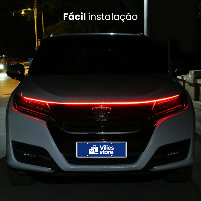 AutoLight® - Fita de LED Dinâmica Para Capô de Carro + (BRINDE EXCLUSIVO PARA OS 100 PRIMEIROS)