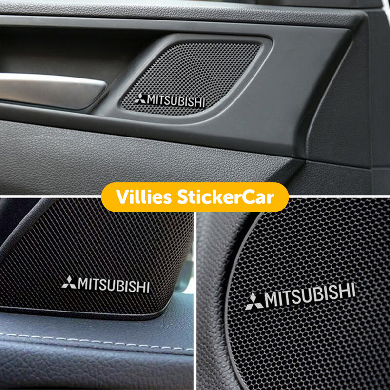 StickerCar - Adesivo Original de Metal (Compre 4 e leve 8)