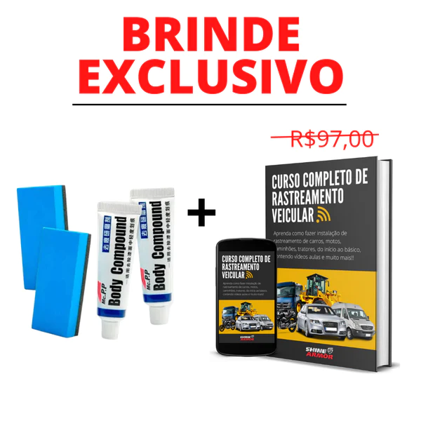 Kit Removedor de Arranhões (LEVE 2 PAGUE 1) - BodyCompound + BRINDE EXCLUSIVO